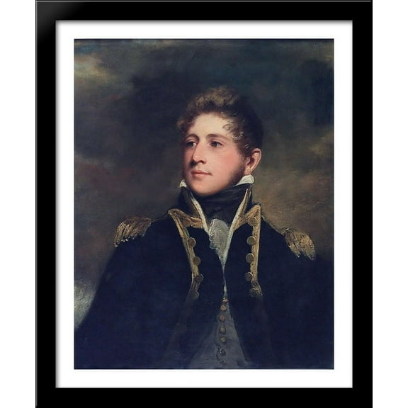 Captain Peter Parker 28x34 Large Black Wood Framed Print Art by John Hoppner