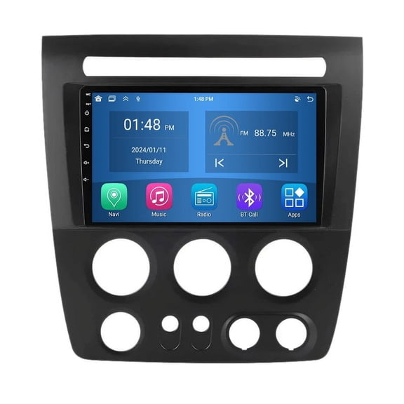RoverOne 4 64GB Car Stereo CarPlay GPS Navigation Bluetooth for Hummer H3 1 2005-2010 Android Touch Screen Player