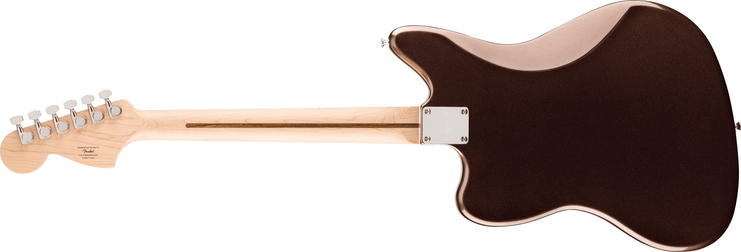 Squier Affinity Jaguar Electric Guitar, Maple Fingerboard, Mystic Metallic Brown