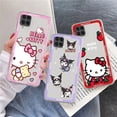 thumbnail image 2 of Kuromi Hello Kitty Cinnamoroll Cute Clear Case For Samsung Galaxy A52 A12 A51 A32 A21s A71 A34 A22 50 A70 A24 A72 5G Phone Cover, 2 of 5