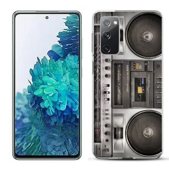Slim-Fit Gel TPU Phone Case for Samsung Galaxy S20 FE 5G Fan Edition, by OneToughShield ® - Boombox
