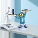 thumbnail image 2 of Escultura creativa de astronauta con forma de llavero de chocolate y adornos para platos. Azul, 2 of 8