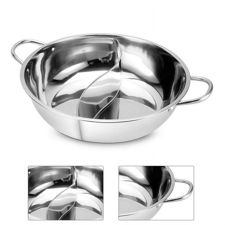 2 Sided Stainless Steel Hotpot