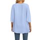 thumbnail image 3 of Txlixc Dolman manga cuello en V mujer #39;st - camisa gasa suelta Split verano Street Top Txlixc  moda, 3 of 6