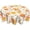 Fall Maple Leaf Pumpkins, variant on Oval Fall Tablecloth,OrangeThanksgiving Autumn Harvest Pumpkin Sunflower Maple Leaf Table cloth,Polyester Waterproof Wrinkle Resistant Durable Tablecloth for Fall,Thanksgiving,Home Decor 54x72In