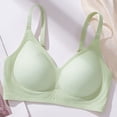 thumbnail image 3 of Turilly Bras Womens V Neck Wireless Bra With Adjustable Straps And Breathable Hollow Padding Everyday Bras, 3 of 8