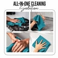 thumbnail image 5 of RIVERSIDE 12 Pack Luxury Washcloths 12x12 with Soft Cotton 400 GSM Quick Dry and Absorbent for Face & Body - Teal, 5 of 9