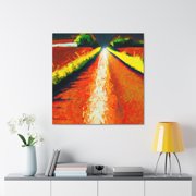 Country Road Minimalism - Canvas
