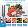 thumbnail image 5 of Powerful Handheld Vacuum Sealer – Compact Food Saver Machine with 10 Reusable Bags, Portable Design for Meal Prep, Sous Vide & Long-Term Food Storage (Silver), 5 of 5