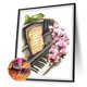 thumbnail image 2 of Instrumento musical Flor Ronda completa Taladro Mosaico Diamante Pintura Diamante de imitación Tmvgtek decoración de arte en el hogar, 2 of 9