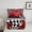 Black White Red, variant on Manfei Cute Bunnies Print Full Size Comforter Sets for Girl, Cartoon Pink Rabbit Animal Bedding Comforter Set, Modern Art Reversible Bedding Sets, Super Cozy Room Decor, 3-Piece