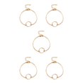 thumbnail image 1 of Tobillera elegante sweethay aleación resistente Oro plata 5Conjunto, 1 of 6