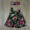 thumbnail image 3 of Newborn Baby Girl Kid Sleeveless Party Floral Dress Wedding Pageant Formal Dresses Sundress Clothes, 3 of 7