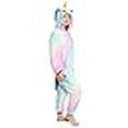 thumbnail image 3 of NewPlush Unisexe Unicorn Costumes Pyjamas, Adulte Femmes Hommes Grenouillère Cosplay Animal, 3 of 4