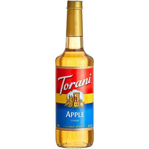 Torani Apple Flavoring Syrup, Professional Orchard-Fresh Fruit Base, 750 mL (25.4 fl oz) Glass Bottle