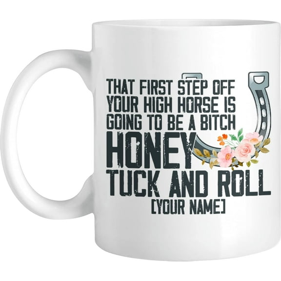 Personalized Christmas Coffee Mug Lovely Dog In Winter Day With Snow, Customized Dog Name Novelty Cup, Gift For Brother, Sister, Children, Son, Daughter, Kid On Birthday, Christmas