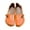Orange, variant on AUDeals Women Genuine Leather Shoes, Soft Casual Slip On Shoes, Non Slip Low Top Platform Shoes for Daily Wear (Dark Blue, 6)