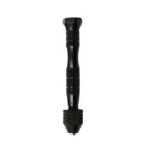 Raindrops Hand Drill Heavy Duty Precision Hand Drill Professional Modelers Tool for 0.6-3MM Bit (Black)