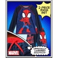 thumbnail image 3 of Marvel Spiderman Boys Rash Guard Set - 2 Piece UPF50+ Quick Dry Swim Shirt & Swim Trunks for Boys, 3 of 7