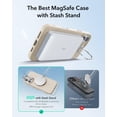 thumbnail image 4 of Funda de teléfono ESR para iPhone 16 Plus de silicona con soporte, color canela, 4 of 9