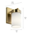 thumbnail image 5 of Kichler Lighting - Wall Bracket - Ciona - 1 Light Wall Sconce In Art Deco, 5 of 7