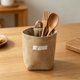 thumbnail image 4 of Cesta de Almacenamiento Colgante de Lino – Bolsa Organizadora Lavable para Montaje En Pared, Ideal para La Organización de La Cocina, El Baño y El Hogar, con Diseño de Doble Capa., 4 of 6