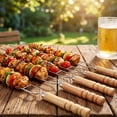 thumbnail image 4 of EQWLJWE Household Essentials Tools Home Improvement,6 Stainless Steel Bbq Skewers, 4 of 7