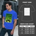 thumbnail image 4 of Greenyef Graphics I Paused My Game to Be Here Video Gamer Gift for Men Teenagers Gaming Funny Graphic T-Shirt Style-49 (Royal Blue, Medium), 4 of 6
