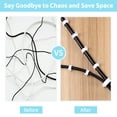 thumbnail image 4 of 100 Pack Clips de Câble Ronds Blancs Solides et Durables - 7mm, 4 of 5