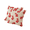 White and Red, variant on EazyTech 3D Crochet Candy Cane Xmas Pillow Cover 18x18 Inch Red White Plush Christmas Decor for Sofa Living Room