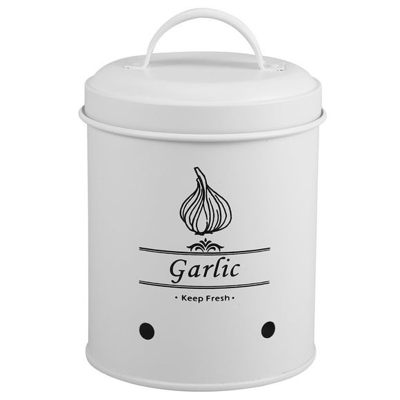Ginger Storage Box Carbon Steel Kitchen Garlic Organizers Potato Onion Bucket Home Decor