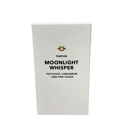 Zara Moonlight Whisper Parfum 100ml 3.38 fl oz Pistachio Cardamom & Pink Sugar