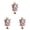 B, variant on 3 Pcs Angel Doll Pendants Christmas Plush Ornaments with Hanging Loops, Soft Plush Angel Decor for Christmas Tree Party Wedding Valentine's Day New Year Birthday Celebration Decorations