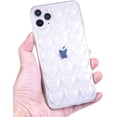 thumbnail image 5 of iPhone 11 Pro Case for Women, 3D Pop Bubble Heart Kawaii Gel Cover, Cute Girly for iPhone11 Pro 5.8 inch - Clear, 5 of 9