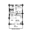 thumbnail image 2 of 001-1056: Log Cabin 2 Bed, 2 Bath Luxury Home Plan, 1895 Sq Ft: Full Blueprints with License to Build by Home Plan Marketplace - Lesuto, 2 of 7