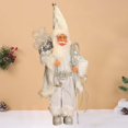 thumbnail image 1 of Elodie Santa Claus Figurine Christmas Doll Cute Santa Claus Figure for Bedroom Home sequins, 1 of 8
