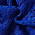 thumbnail image 4 of Girls' Dress , Girls Dress Size 6 Girls Lace Dress With Puff Sleeves And Front Zipper Elegant Summer Casual Party Wear For Toddlers, 4 of 4