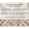 thumbnail image 5 of Soimoi Cotton Canvas Fabric Yardage - Printed Ditsy Pattern, White | 56" Wide | Ideal for Sewing, Upholstery, Tote Bags, Home Decor & More, By 2 Yard, 5 of 7