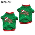 thumbnail image 2 of Camiseta navideña para perros Ropa de algodón para mascotas Vestido navideño para perros587, 2 of 5