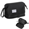 thumbnail image 1 of Neceser de viaje Haokuaile para hombre impermeable negro, 1 of 7