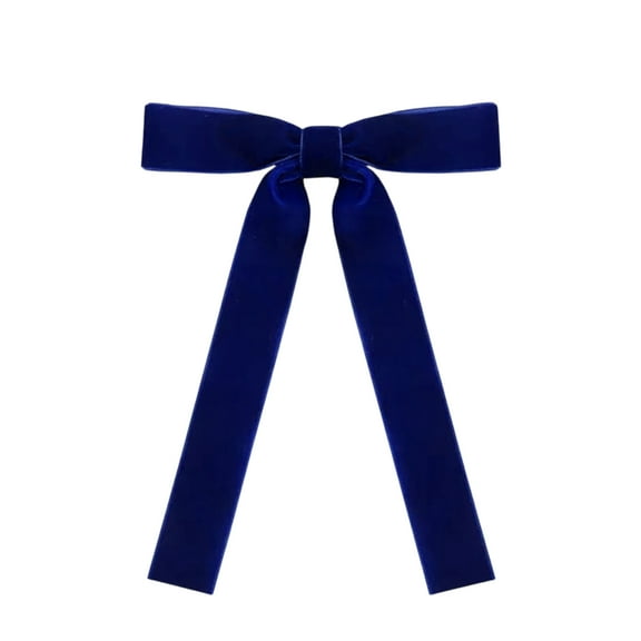 24 Pcs Velvet Bows Christmas Tree Ornaments, 5'' * 7'' Vintage Ribbon Bow for Christmas Tree Garland Wreath Rustic Crafts Gift Indoor Outdoor Christmas Decorations, Velvet Bows for Christmas Tree