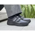 thumbnail image 3 of Zapato Escolar Audaz De Piel Negro Niño Casual, 3 of 5