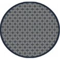 thumbnail image 1 of Dynamic Rugs PZR876395501 Piazza Round Rugs, Beige & Blue - 7.10 in., 1 of 1