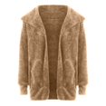 thumbnail image 5 of JUNWELL Women‘s Oversized Open Front Hooded Draped Pockets Cardigan Coat, 5 of 5