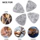 thumbnail image 3 of Gris - 10 púas de guitarra, púas de música, púas de guitarra para ukelele, púas de lana, púas de 3 mm, accesorios para instrumentos, 3 of 5