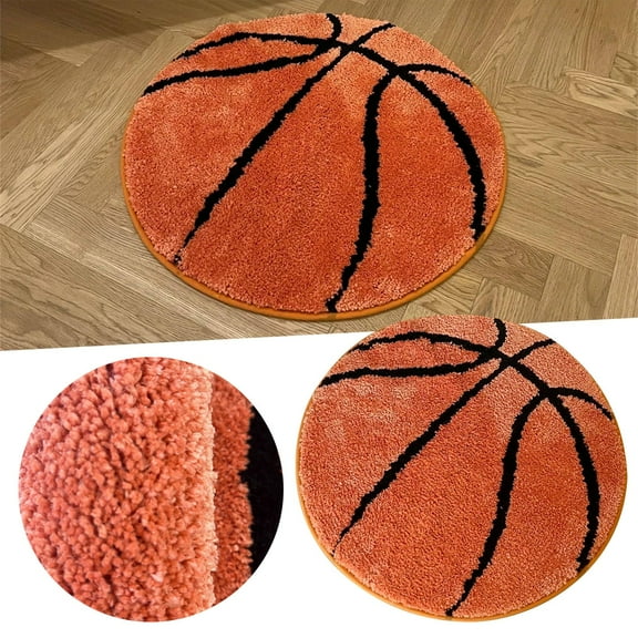 Area Rugs,Basketball Tufted Rugs Doormat Anti Slip Kitchen Bedroom Rug Handmade Carpet For Living Room Entrance Home Decor