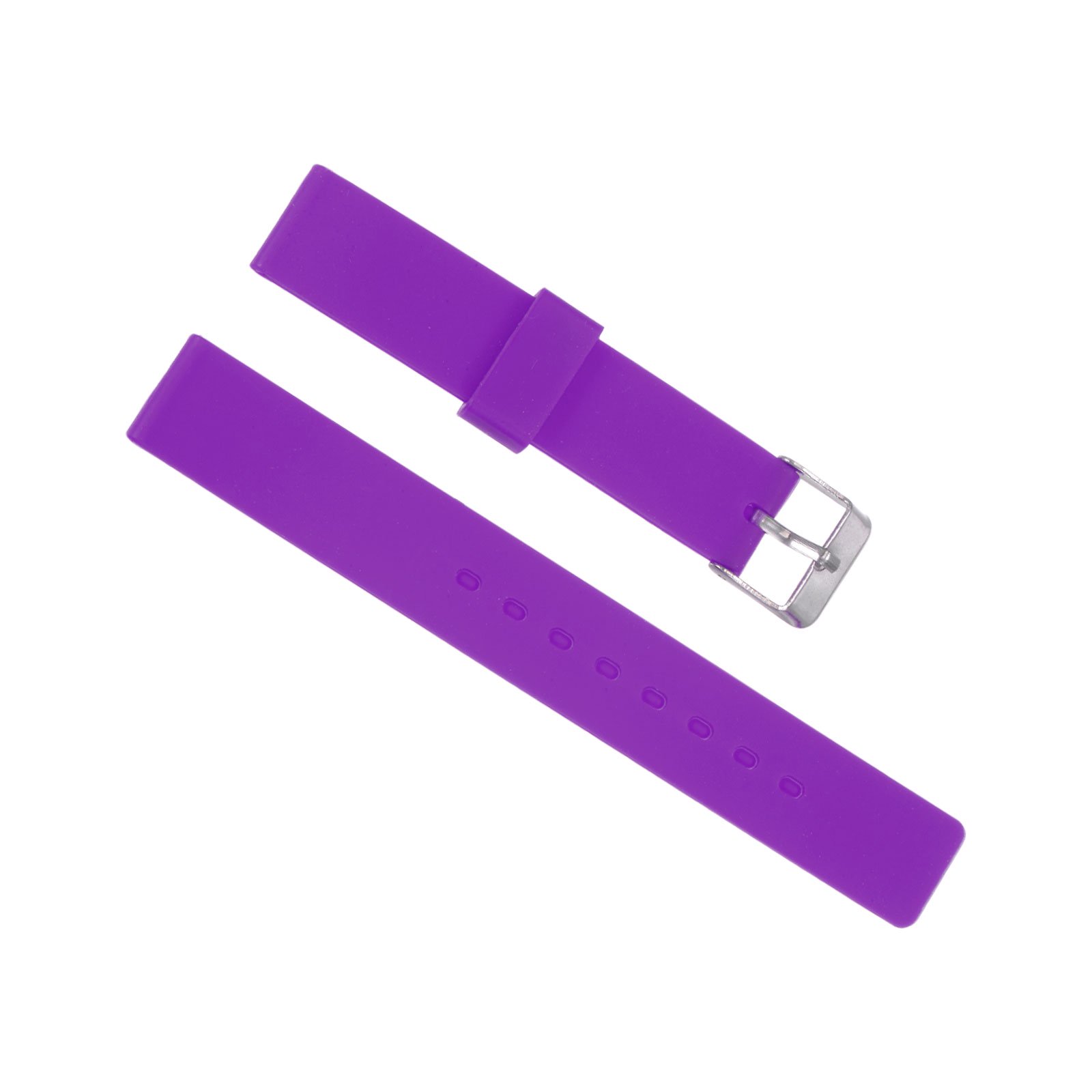 Uxcell Rubber Watch Band 16mm, Replacement Rubber Watch Strap, Purple