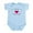 Sky Blue, variant on CafePress - Mimi's Little Angel Infant Bodysuit - Baby Light Bodysuit, Size Newborn - 24 Months