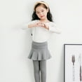 thumbnail image 4 of Little Girls Leggings with Ruffle Tutu Skirts Kids Footless Tights Pants 1-9 Years, 4 of 9