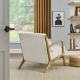 thumbnail image 4 of Roundhill Furniture Eterna Mid-Century Modern Accent Chair with Pillow, 4 of 11